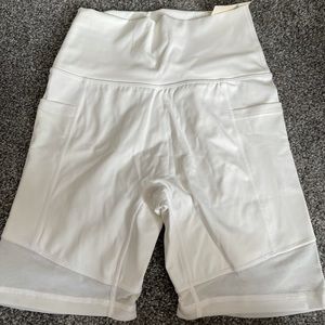 White Biker Shorts, brand new WITH TAGS